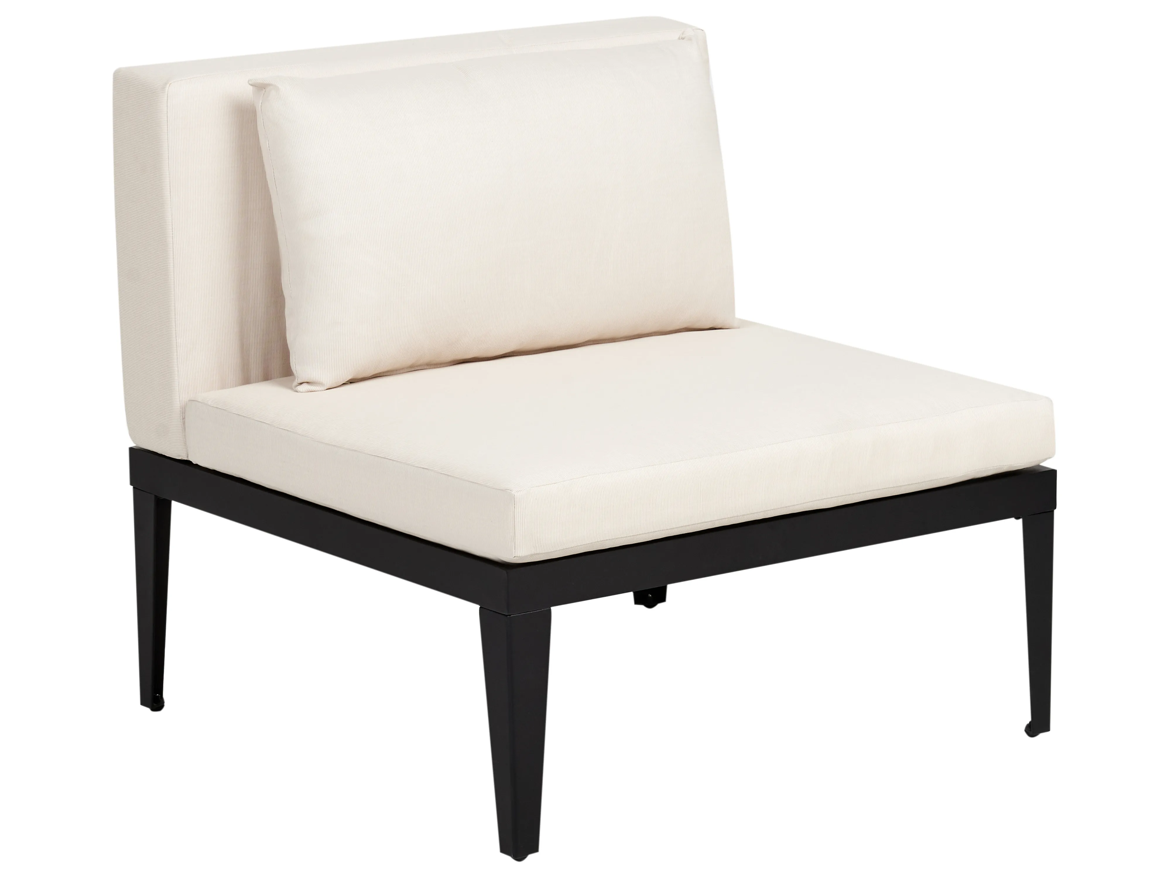 Tuin hoekloungeset met tafel 4-zits BRACCIANO rechtszijdig Gecertificeerd acaciahout Lichtbeige