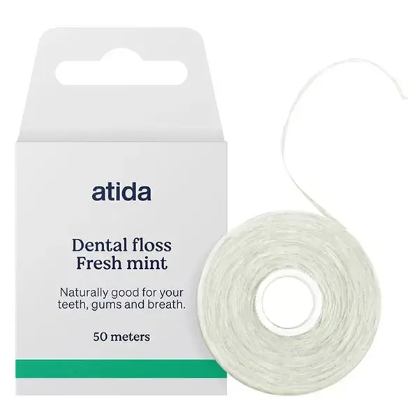 Fio dental Atida sabor menta 50m