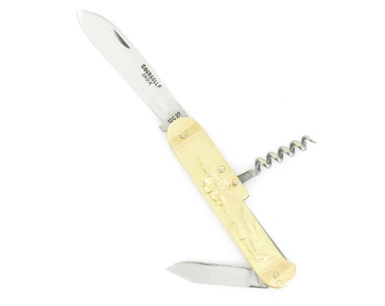 Chasseur - Chien - 3 pièces - Inox Couteau de poche par Coursolle
