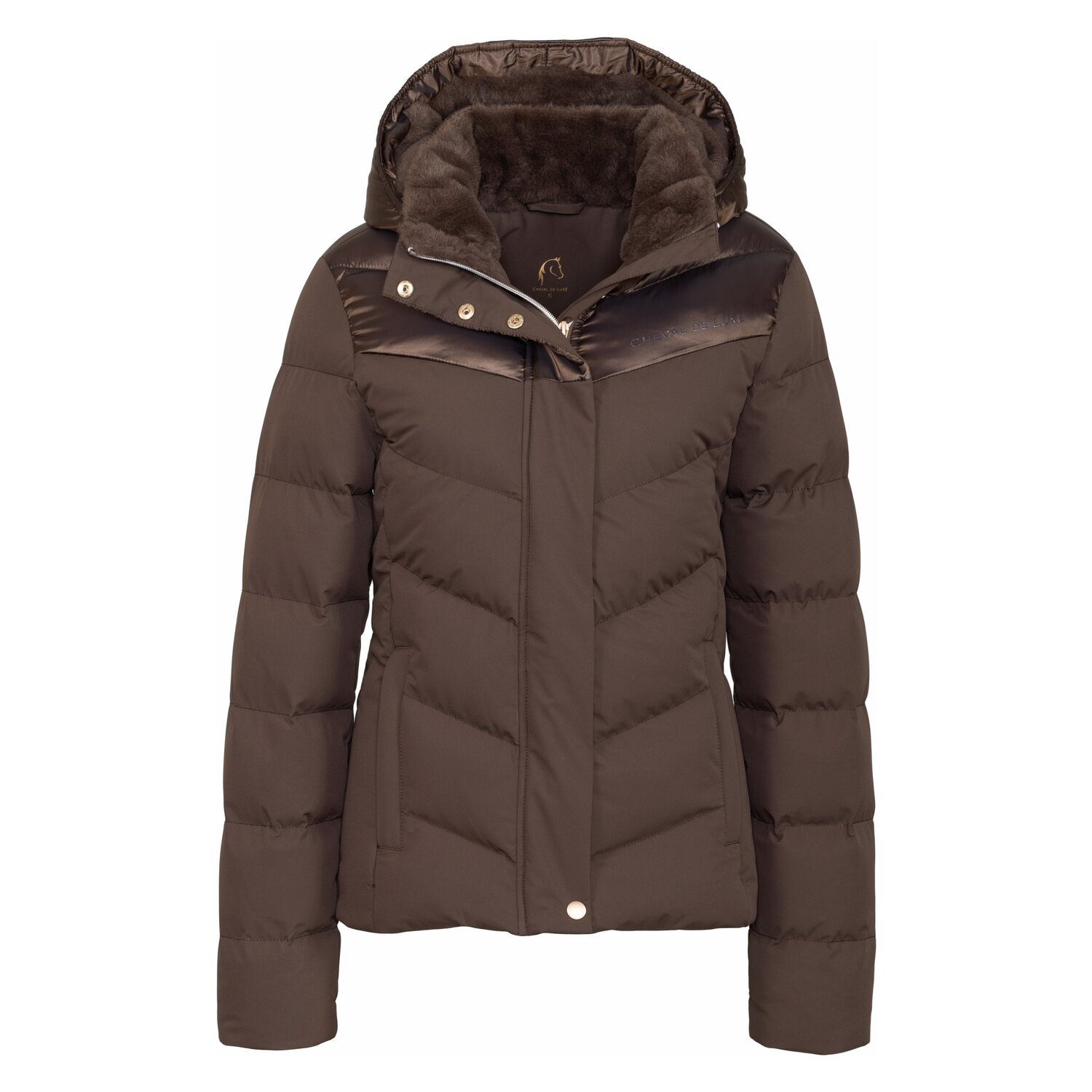 Cheval de Luxe Steppjacke Limoges - chocolate - XXL