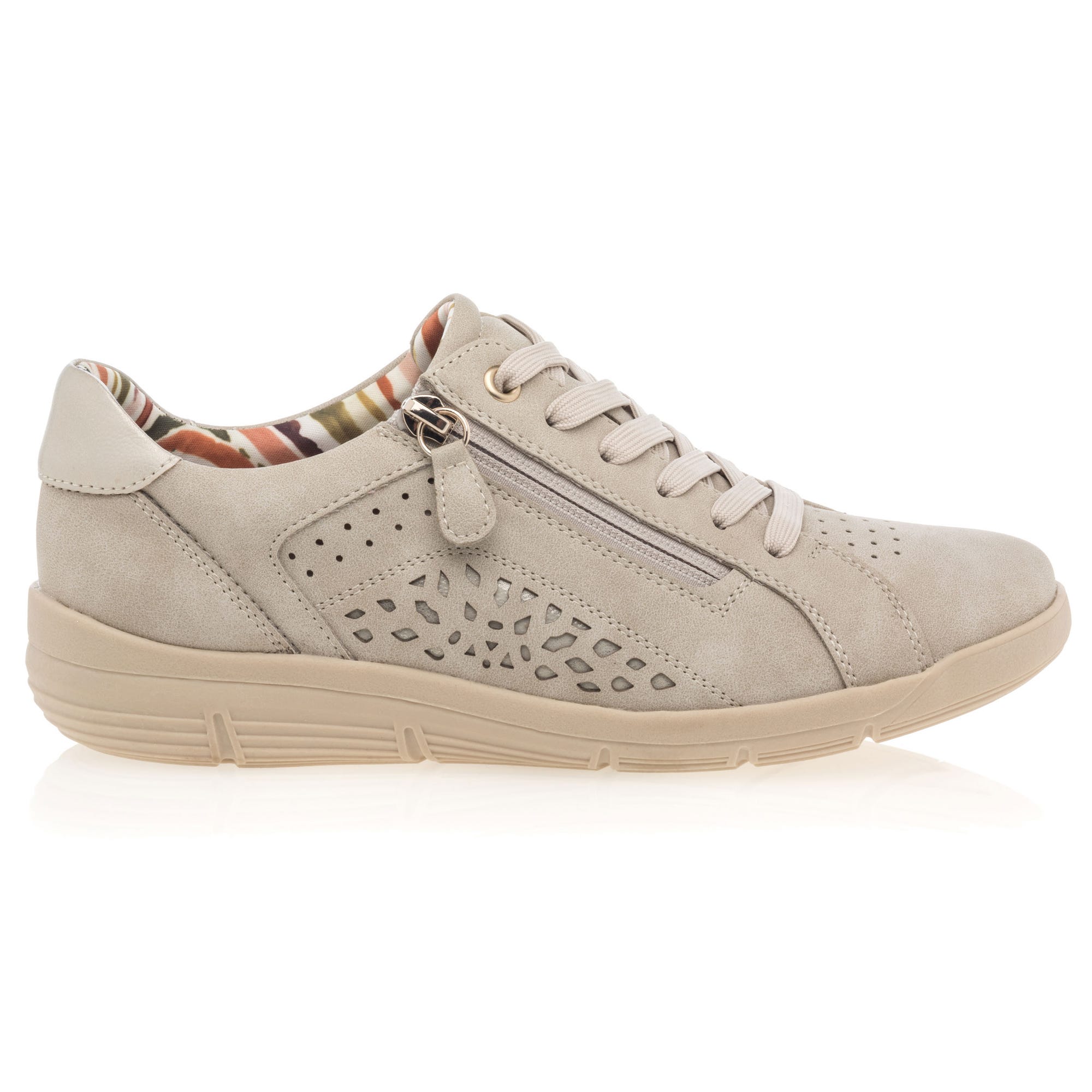 Baskets basses Femme beige