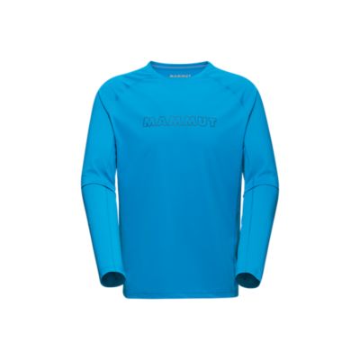MammutSelun FL Longsleeve Logo - blau