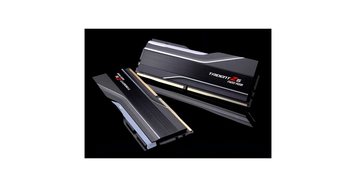 G.Skill96 GB DDR5-5600 Kit werkgeheugen  (Zwart, F5-5600J4040D48GX2-TZ5NR, Trident Z5 NEO RGB, EXPO)