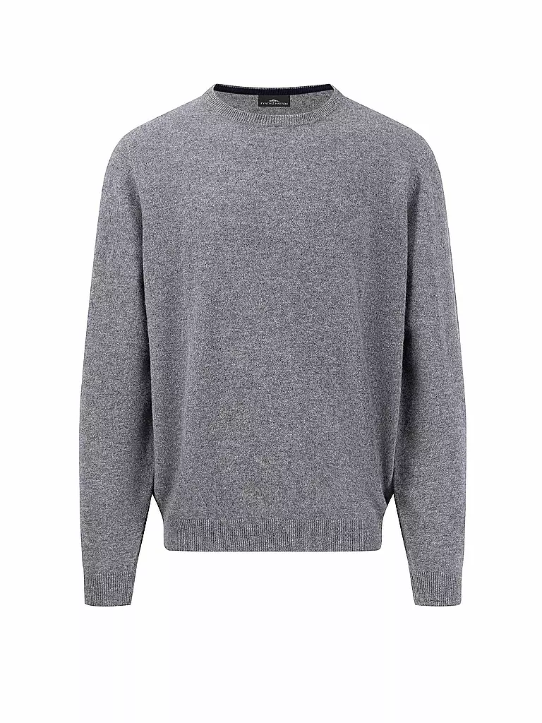 FYNCH HATTON Kaschmirpullover grau