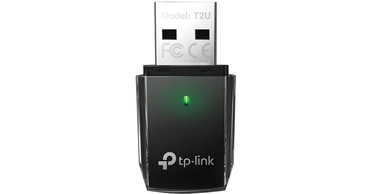 TP-LinkArcher T2U V3.0 wlan adapter  (Hoogglans zwart, WiFi 5)
