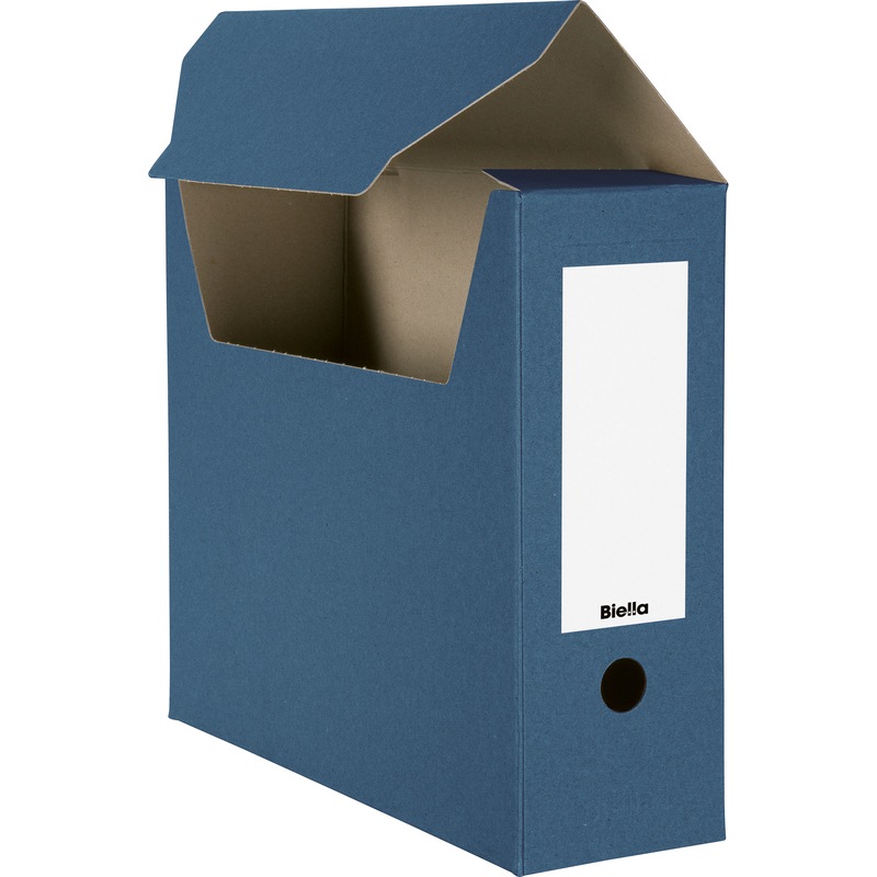 Biella Archivschachteln, 100 x 330 x 270 mm, blau, 10 Stück