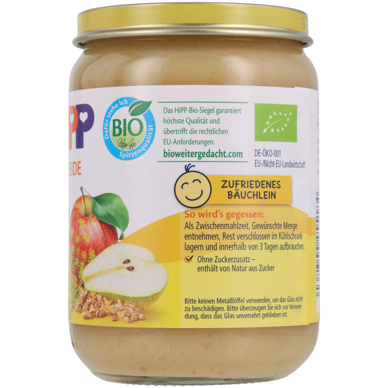 Hipp Apfel Birne mit Dinkel & Fenchel 6+ Monate