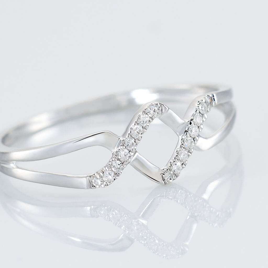 Bague Loula Or Blanc Diamant