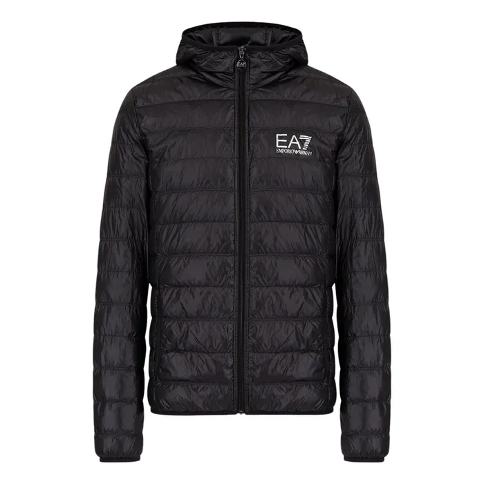EA7 Train Core ID Down Light Hoodie Jacket