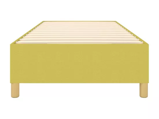 Sommier tapissier Vert 90x200 cm Tissu
