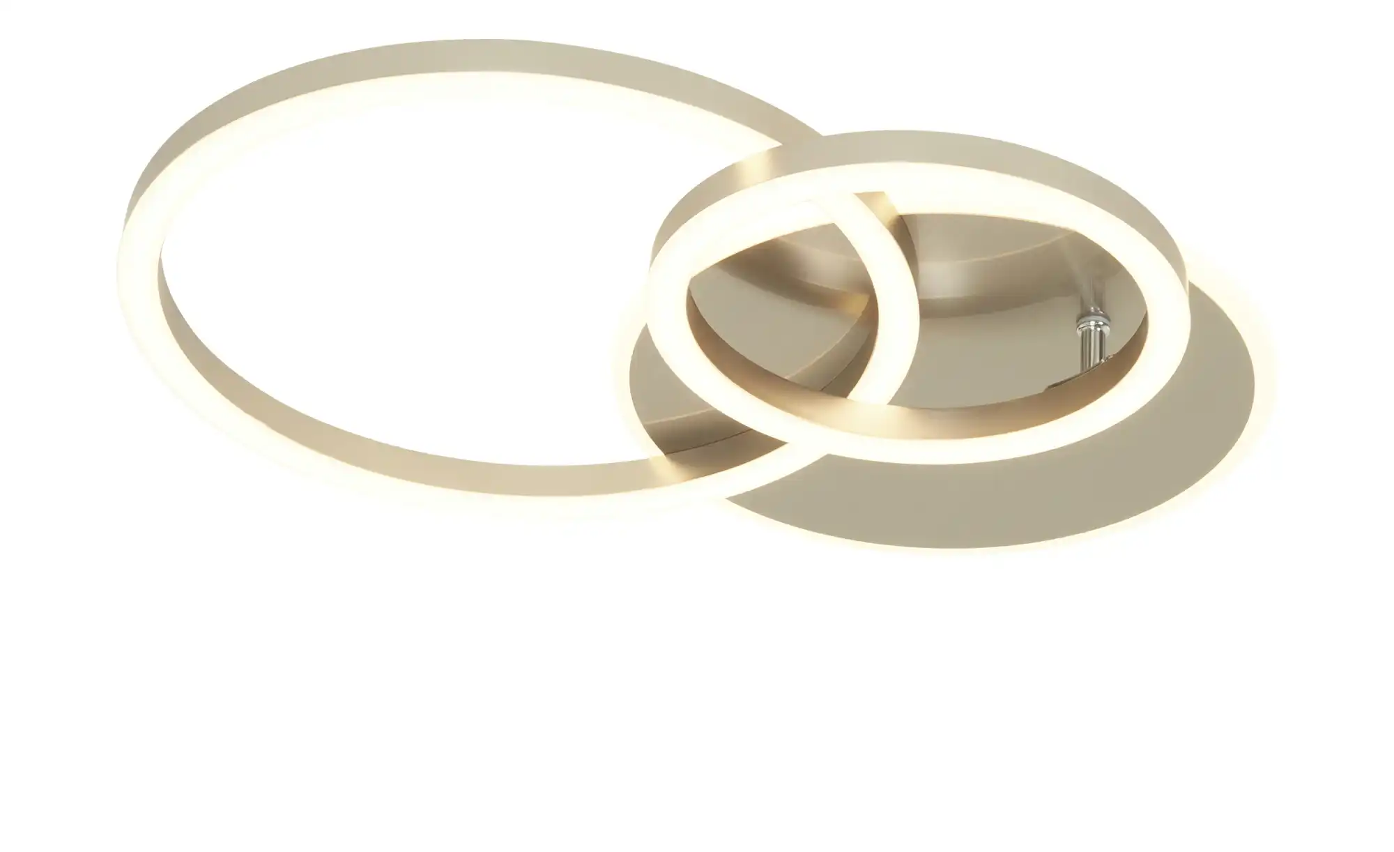KHG LED-Deckenleuchte,3-flammig, geometrisch, Nickel-matt