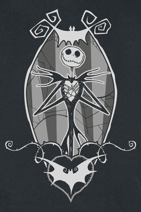 Cœur Cousu | L'Étrange Noël De Monsieur Jack T-Shirt Manches courtes