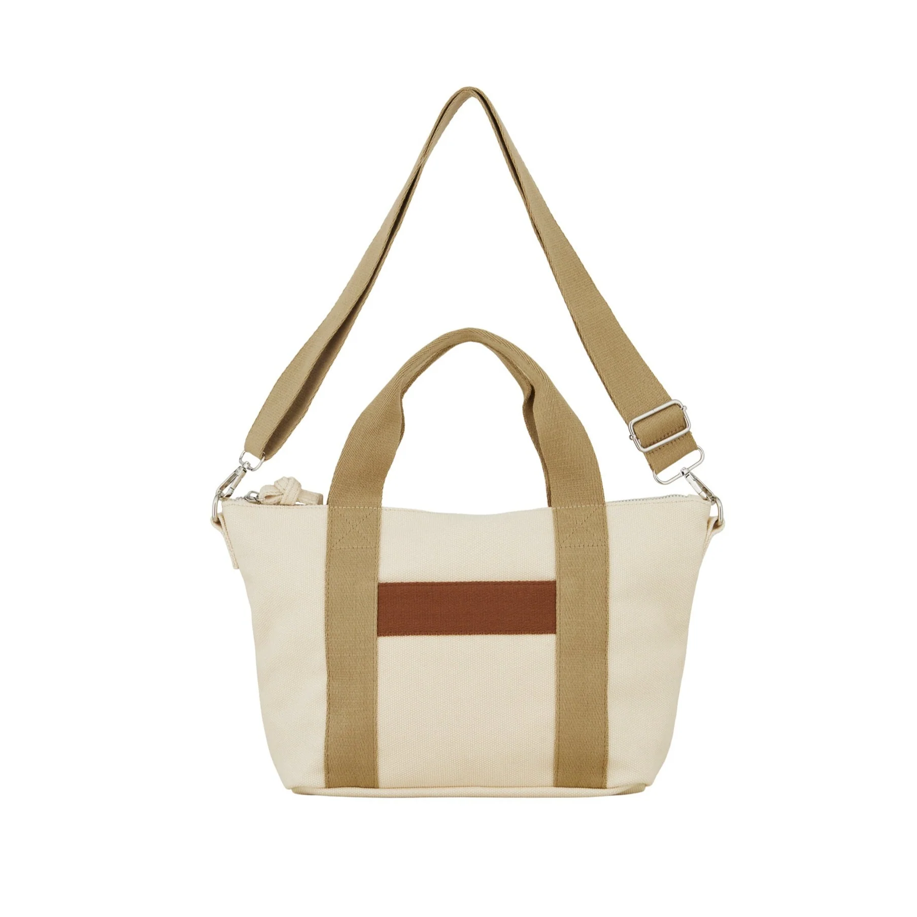 Becksöndergaard  Canvas Berta crossbody taske - Birch White