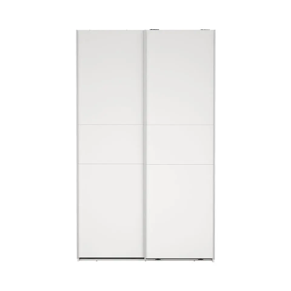 Hioshop Como schuifdeurkast 2 deuren 120x200cm wit