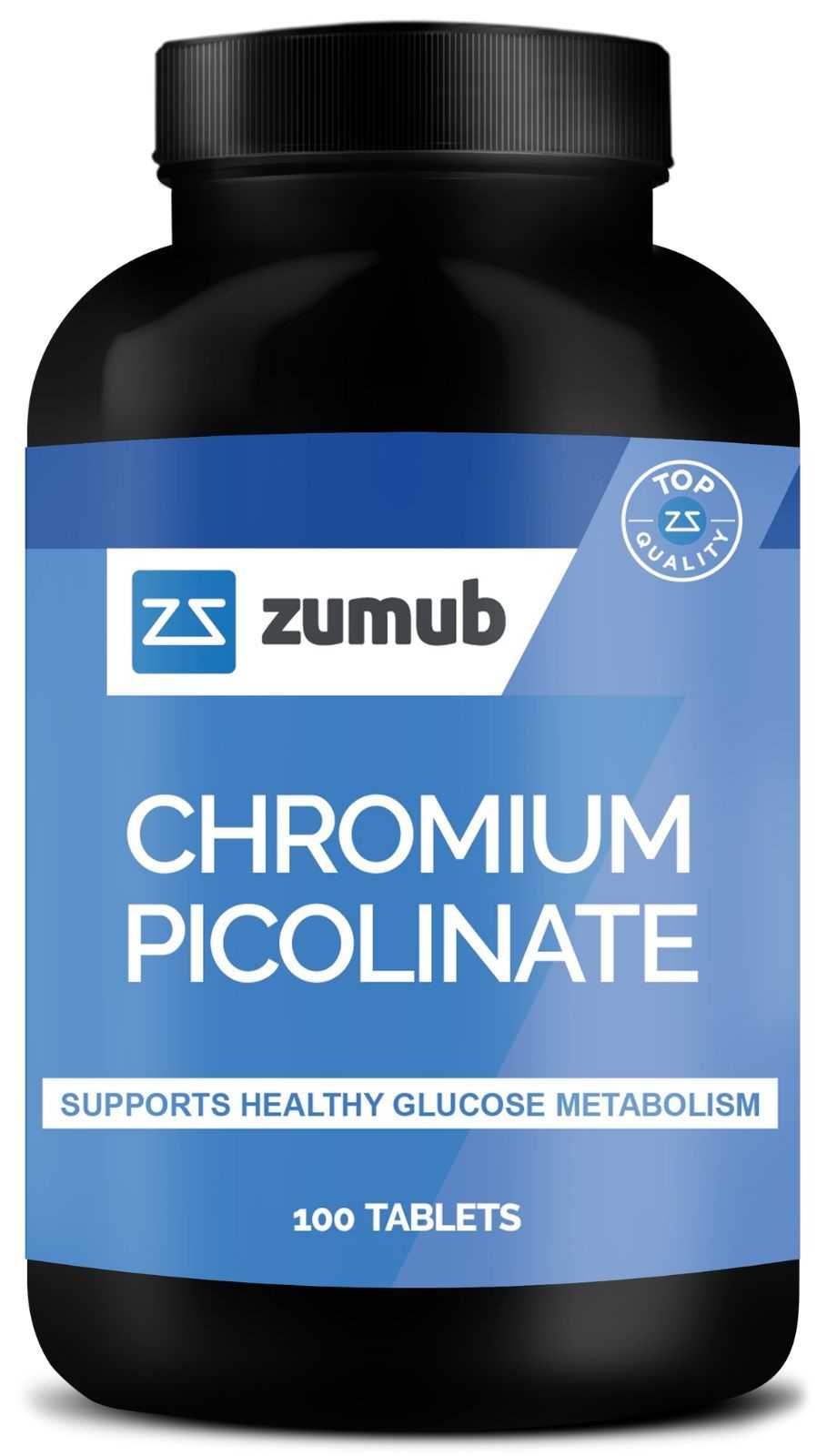 Zumub Picolinato de Cromo 100 comprimidos