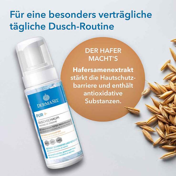 Dermasel Totes Meer PUR+ Duschschaum, 180 ml