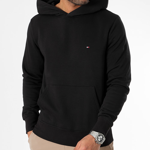 Sweat Capuche Flag Logo 4266 Noir