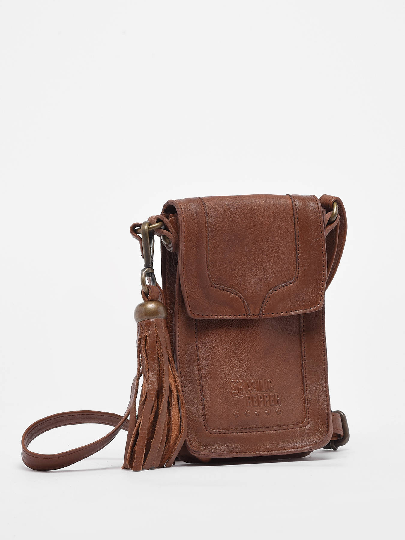 tui tlphone cuir BASILIC PEPPER