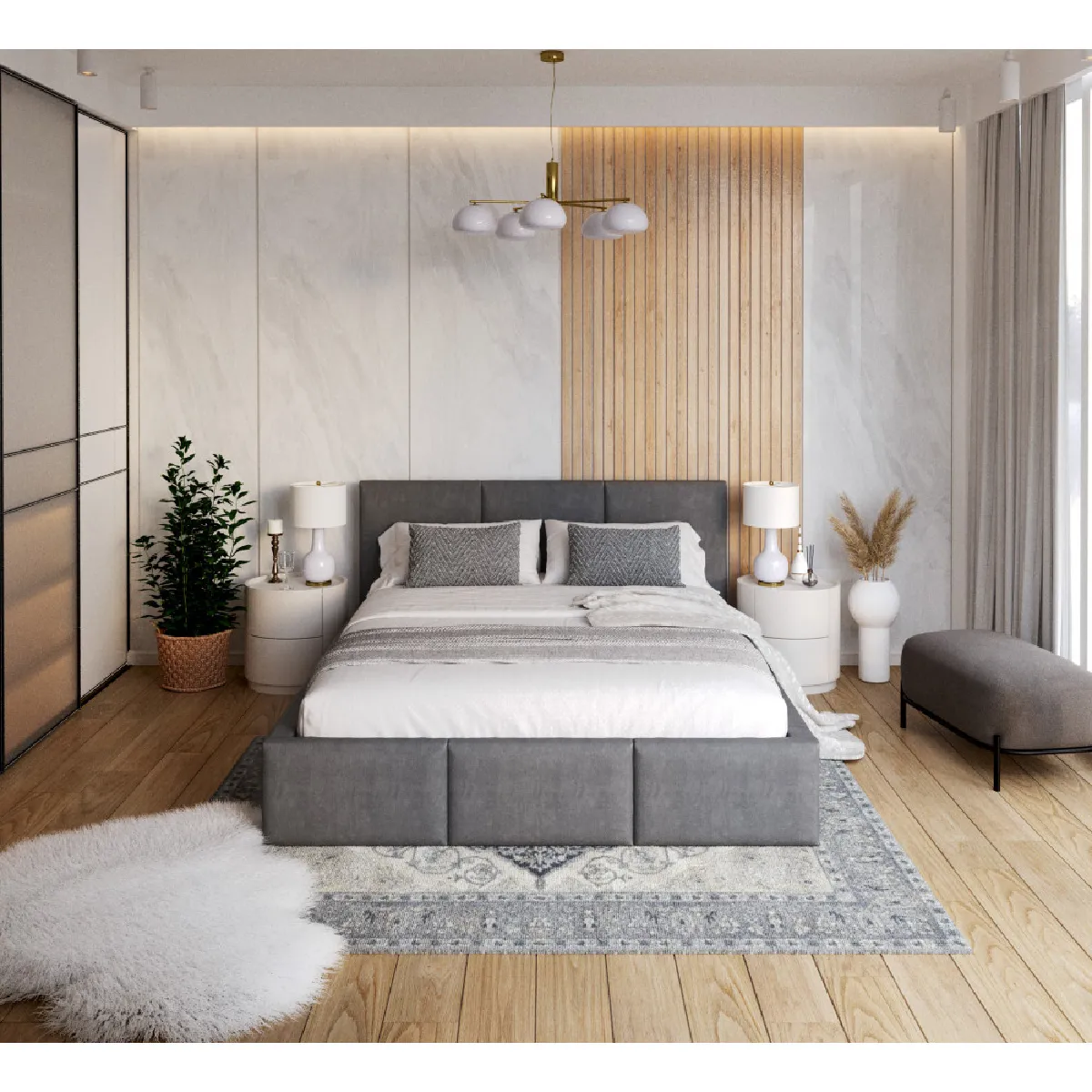 Kids Literie Lit double Tesia 140x190