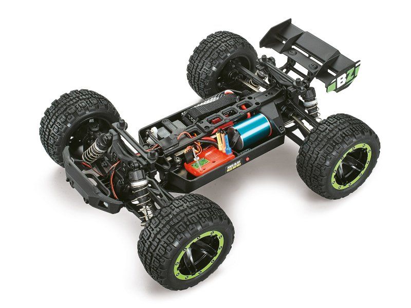 Blackzon Stadium Truck Slyder ST Turbo 4WD Brushless Grün, Off-Road RC Modell mit Brushless Allradantrieb