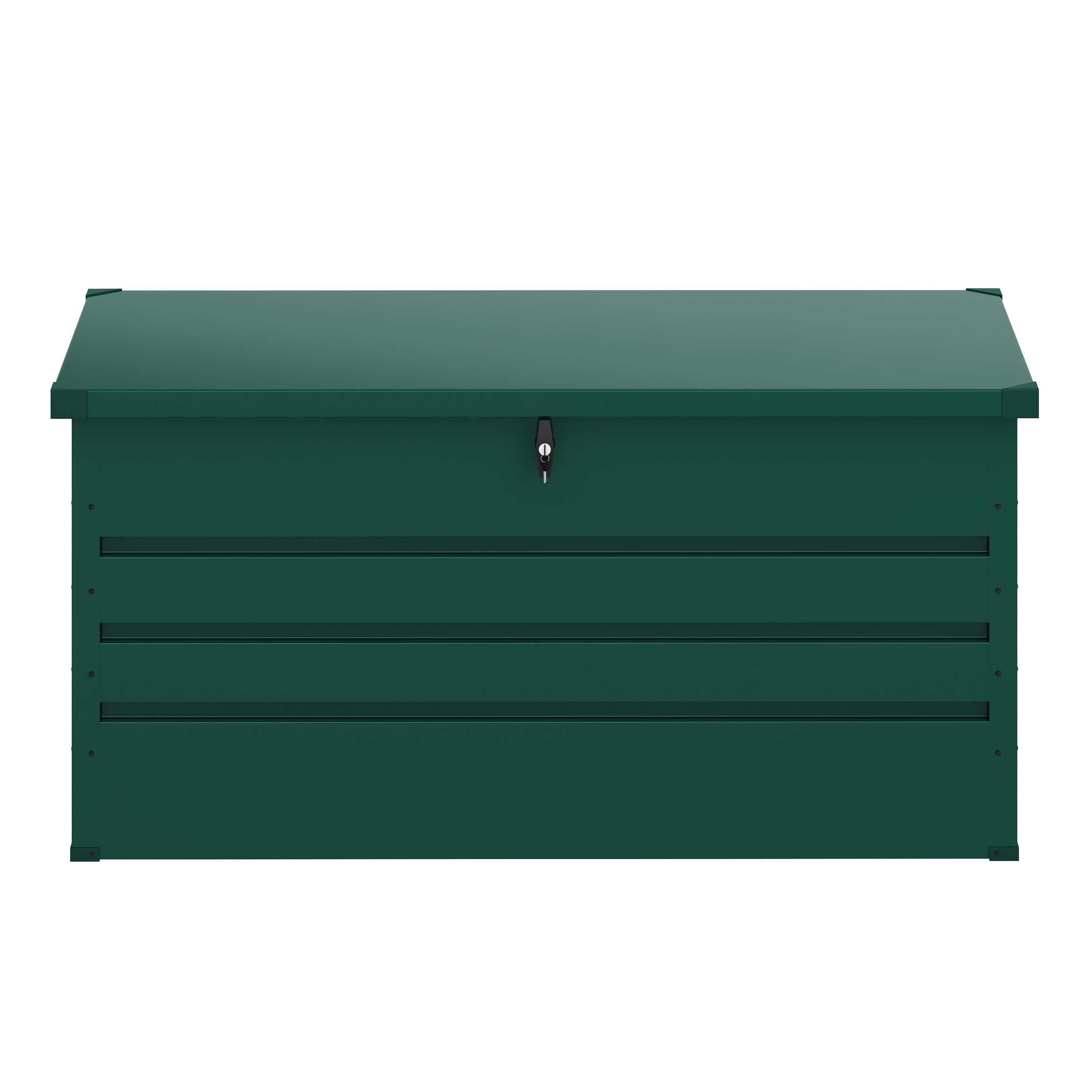 Gartenbox wasserdicht MONACO 132 x 62 x 64 cm 400L grün