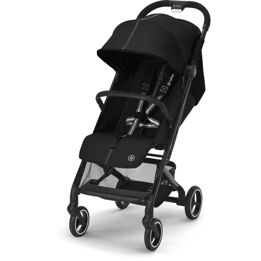 cybex GOLD Buggy Beezy 2 Moon Black inklusive Babyschale Cloud G i-Size Moon Black und Adapter