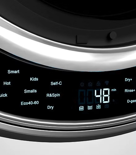 tinyWASH WT-1-EU Waschtrockner silbergrau/chrom