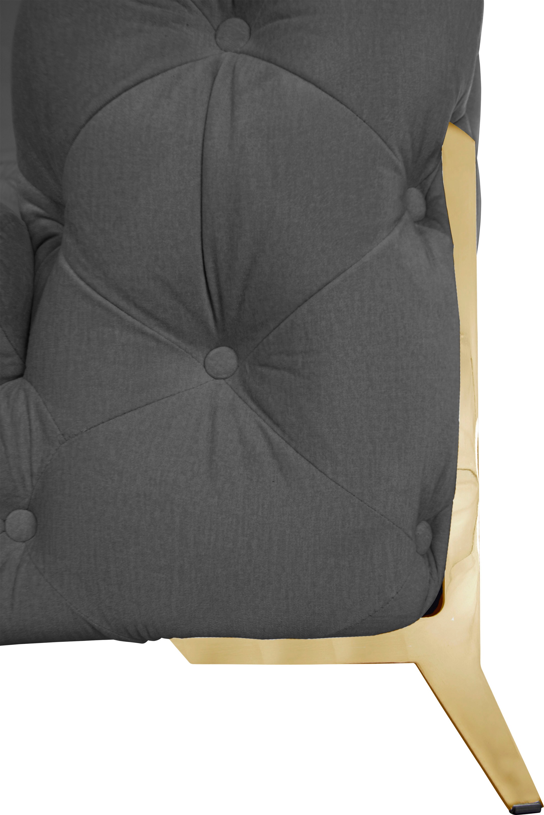 Home affaire Chesterfield-Sessel »Amaury Sessel« aufwändige Knopfheftung, moderne Chesterfield Optik, Fussfarbe wählbar