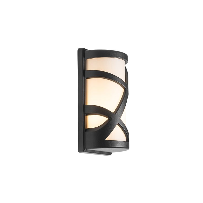 Moderne buiten wandlamp zwart IP44 - Suzie