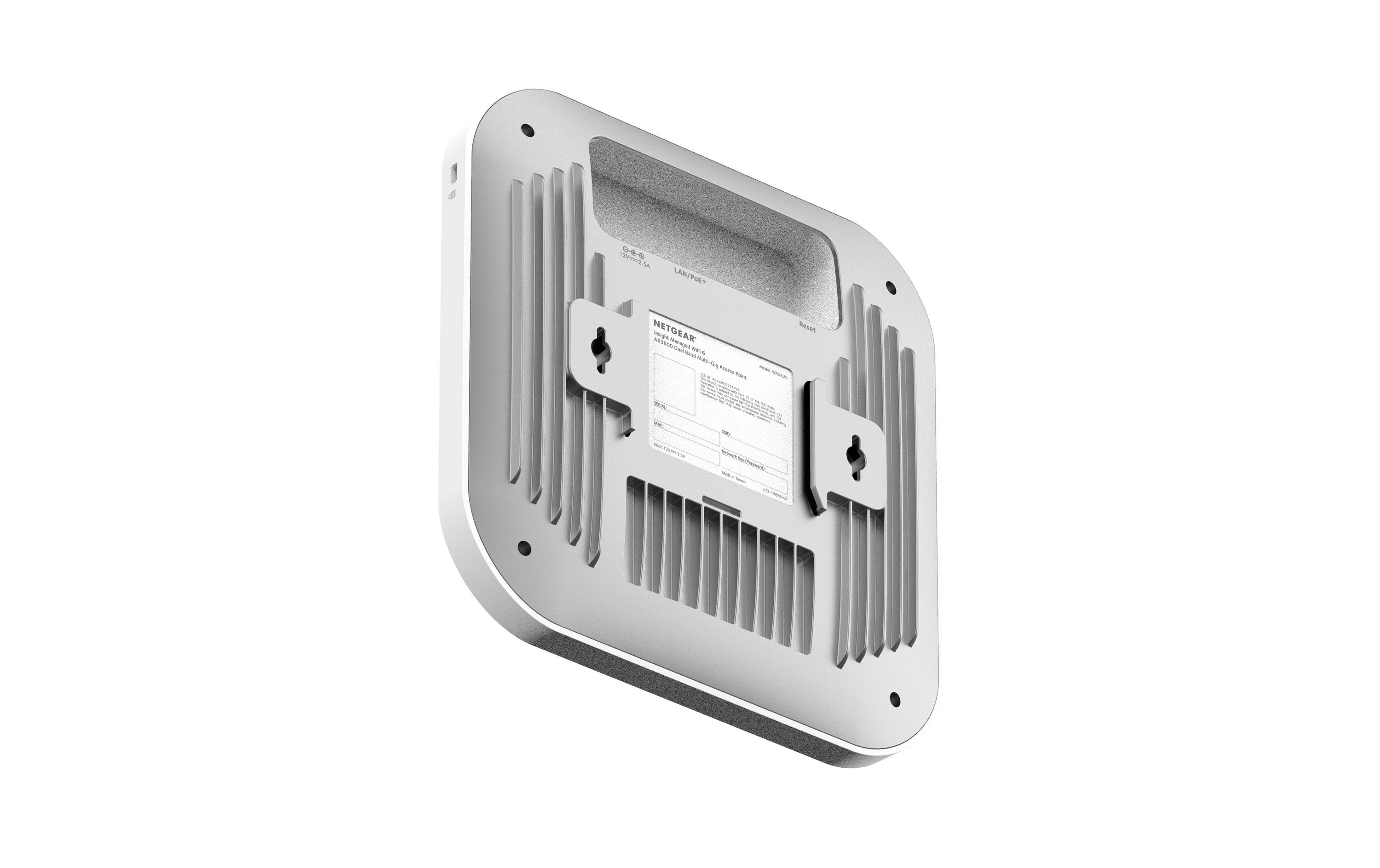 Mesh Access Point WAX620<br>Netgear Insight Managed WiFi 6 AX3600 Wireless Access Point WAX620