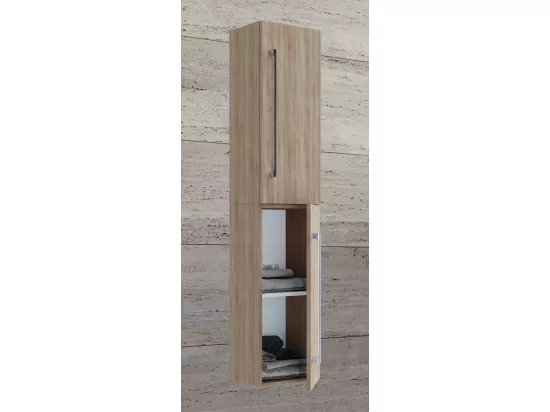 Meubles de salle de bains en bois Hochschrank Badinos 2