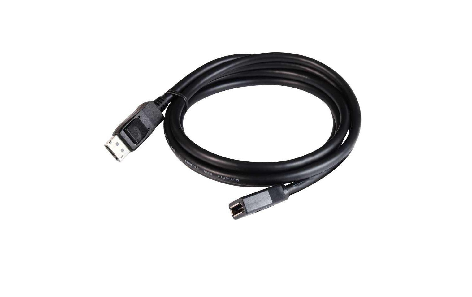 Kabel DisplayPort 1.4 HBR3 8K60Hz, 2 mDisplayPort-Verlängerungskabel, Stecker auf Buchse