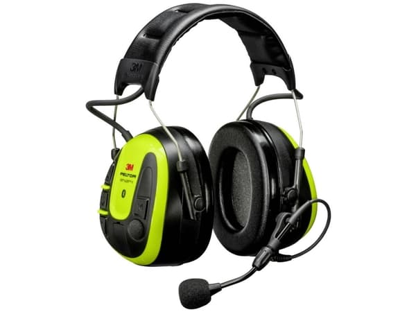 3M Peltor WS Alert X MRX21A4WS6 - Hodesett - full størrelse - Bluetooth - trådløs - lysegul