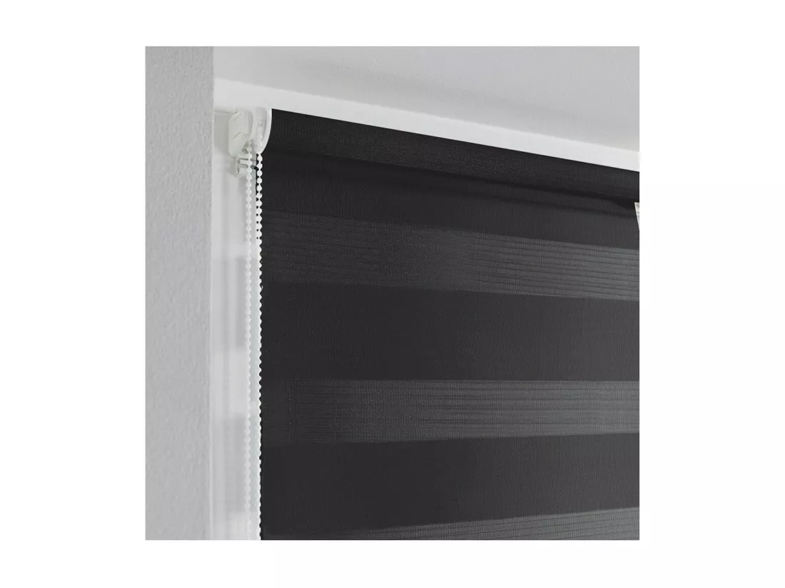 Store enrouleur tamisant - 45 x 180 cm - Daynight - Noir