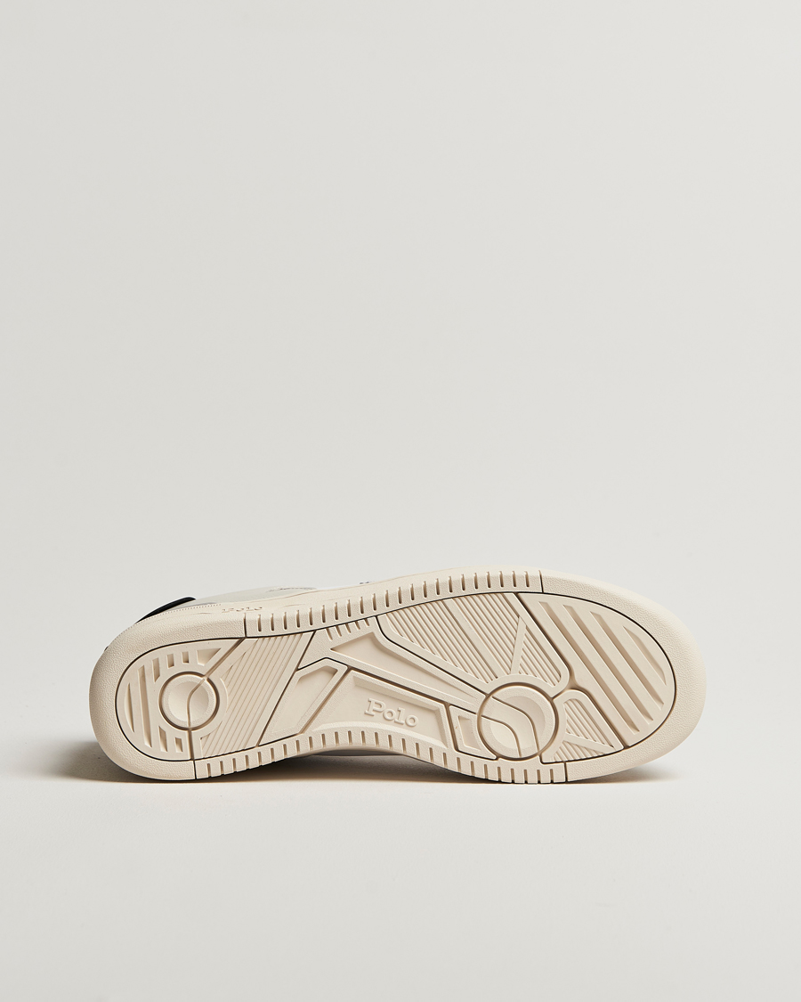 Polo Ralph Lauren Masters Court Sneaker Tonal Bianco