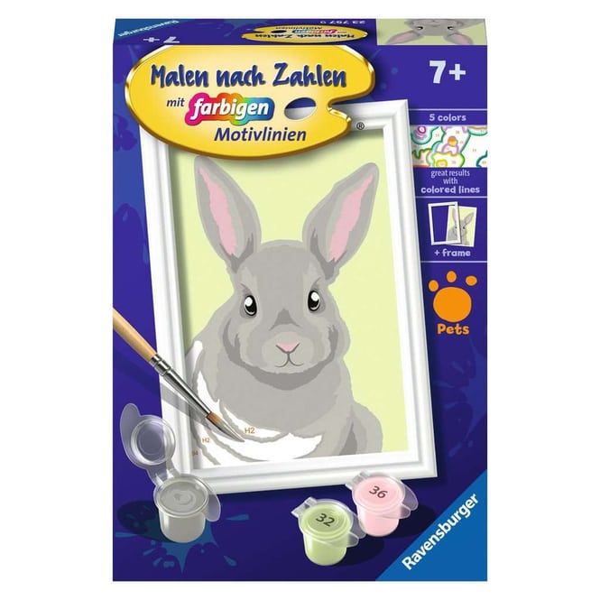 Malen nach Zahlen - Niedliches Kaninchen