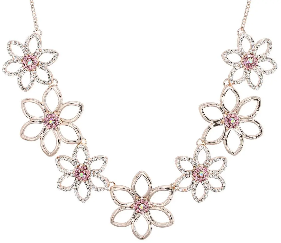 Kette - Rosy Bloom