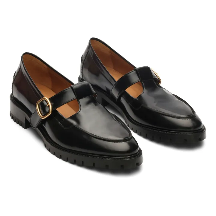 Rivecour Mocassins à Bride N°84 | Noir
