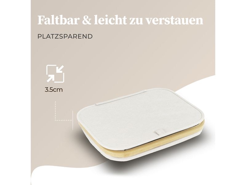 Hennez Wäschekorb  Adrian 40 l, Grau/Nature Faltbare Aufbewahrungsbox