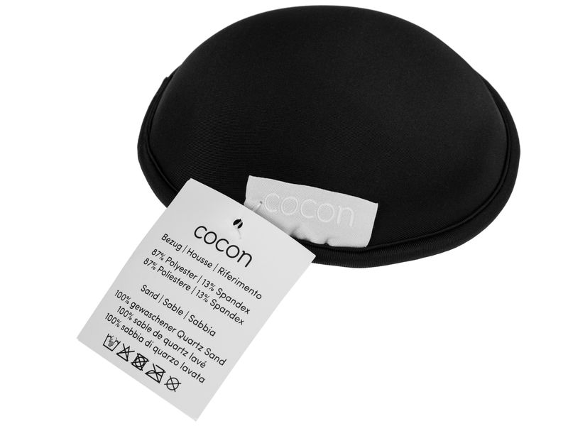 COCON Badekissen 40 x 50 x 15 cm, Grau Badewannenkissen