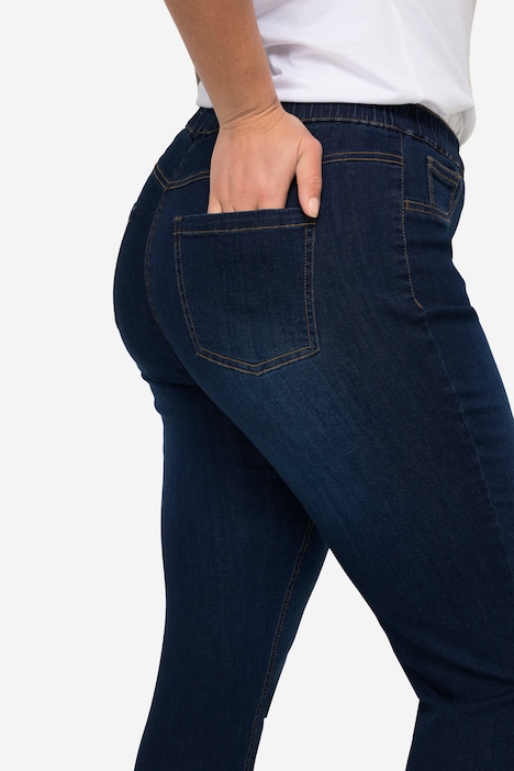 Jeggings Jule, Slim Fit, Washeffekte, Elastikbund
