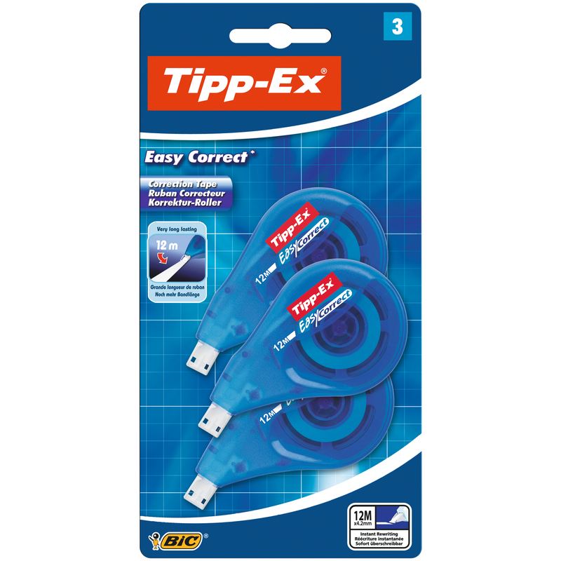 Tipp-Ex Korrekturroller Easy Correct, 12 m
