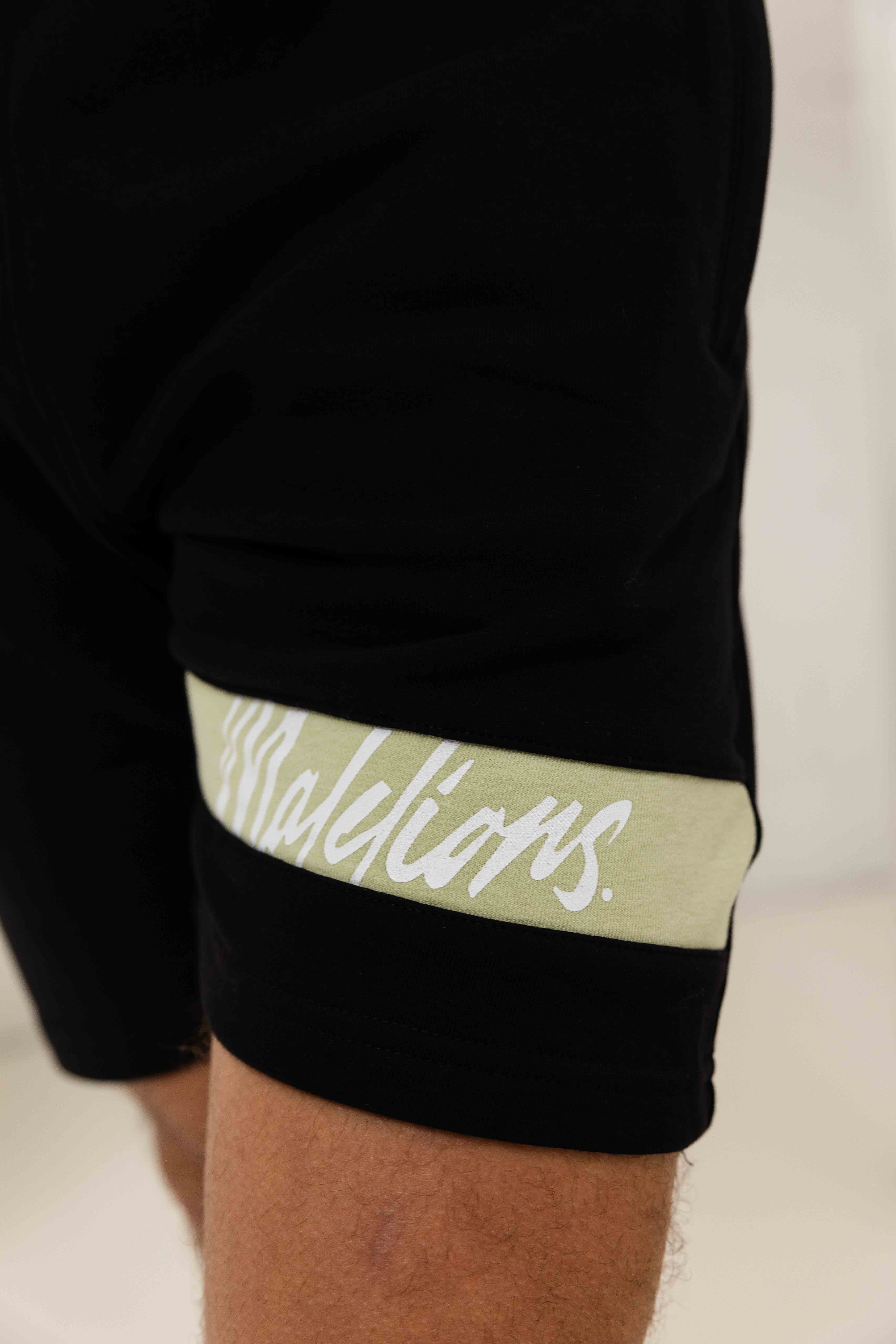 Malelions Captain Korte Broek Heren Zwart/Groen
