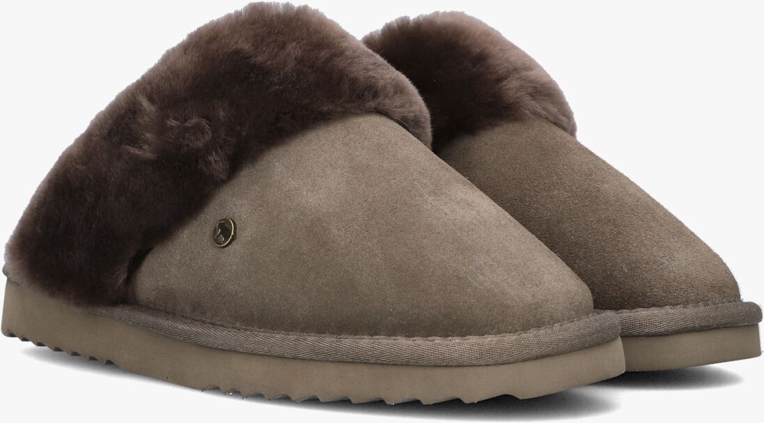 WARMBAT grijze warmbat pantoffels flurry