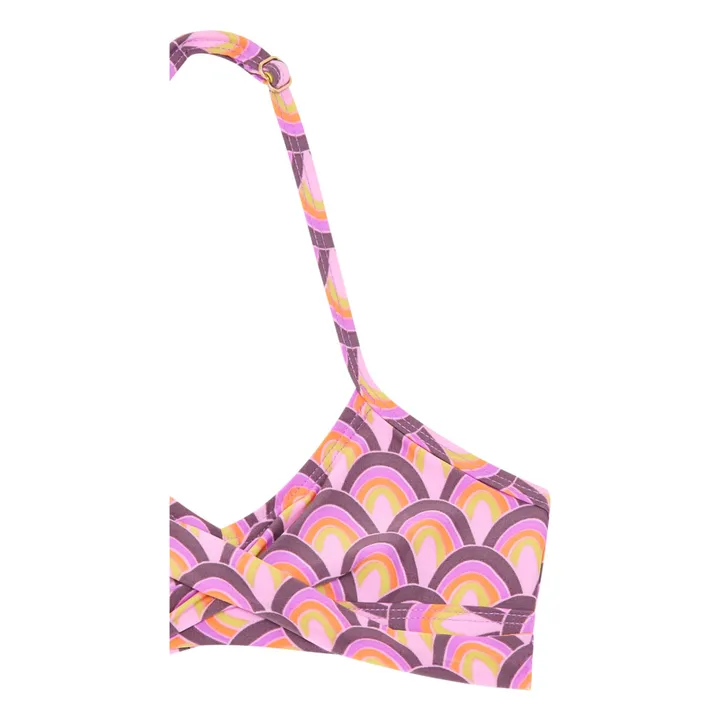 Beachlife Maillot 2 Pièces Croisé Arc-en-ciel | Violet