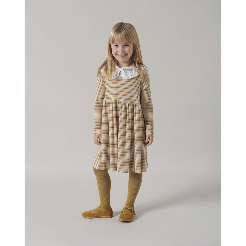Køb MarMar Modal Rib Autumn Stripe Mix Denka Kjole