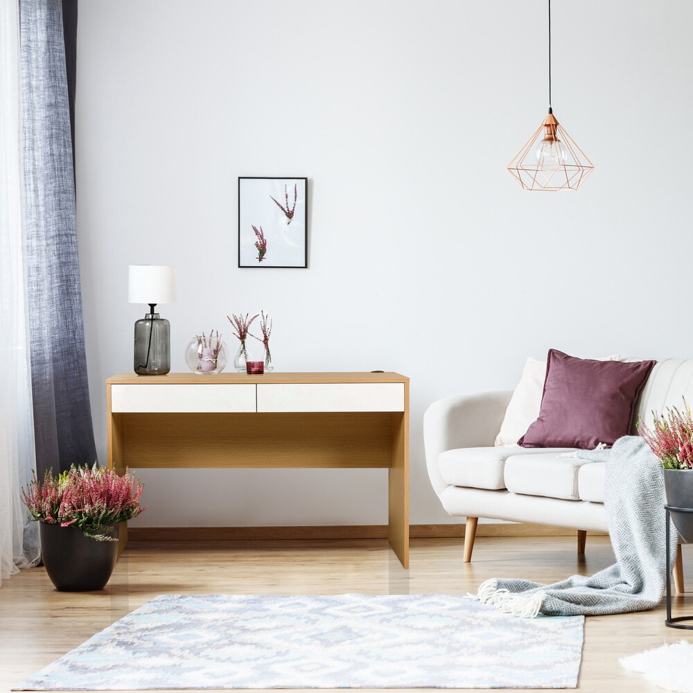 Schreibtisch BERGA Melaminharzbeschichtete Spanplatte hjh LIVING
