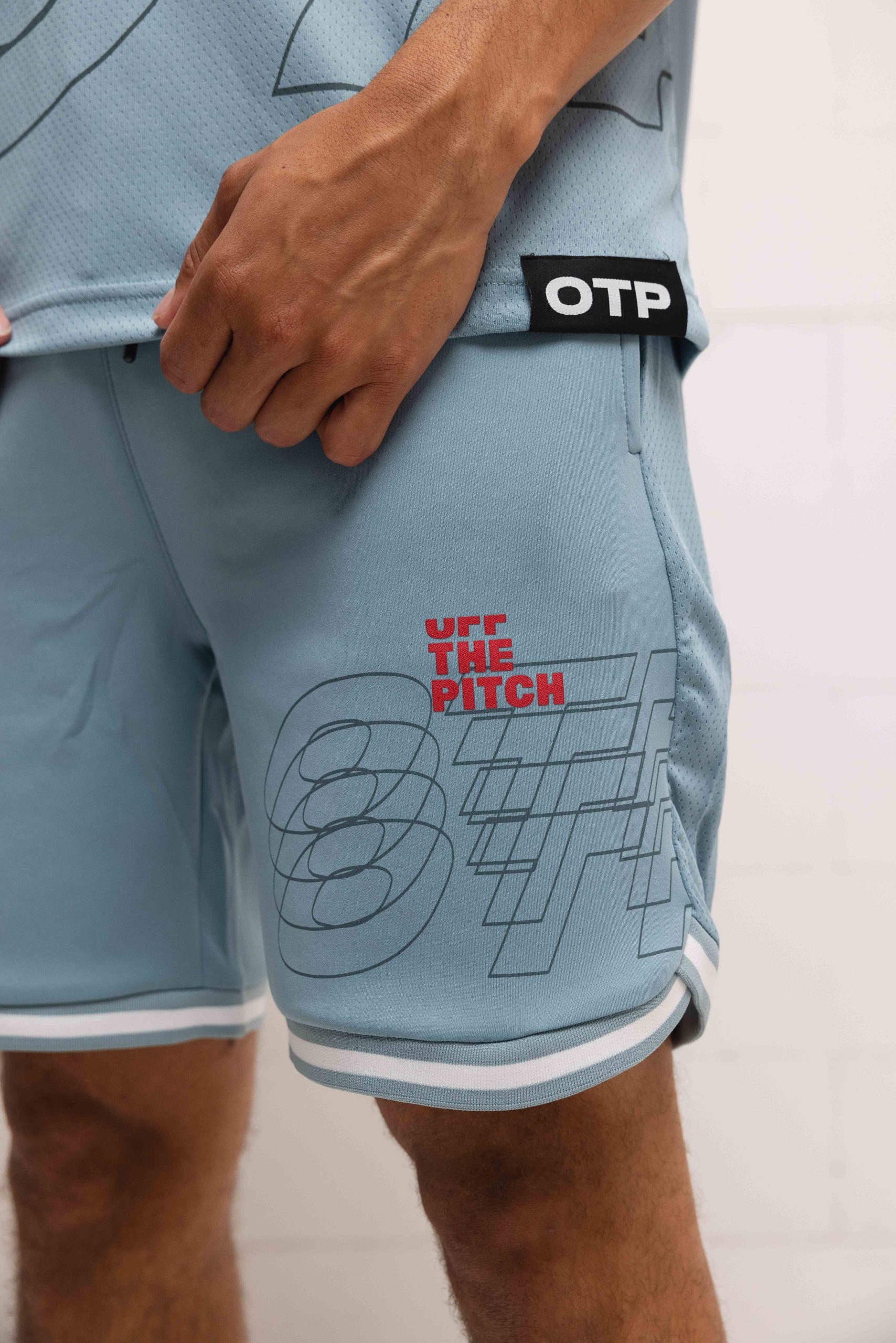Off The Pitch Basketball Zomerset Heren Blauw