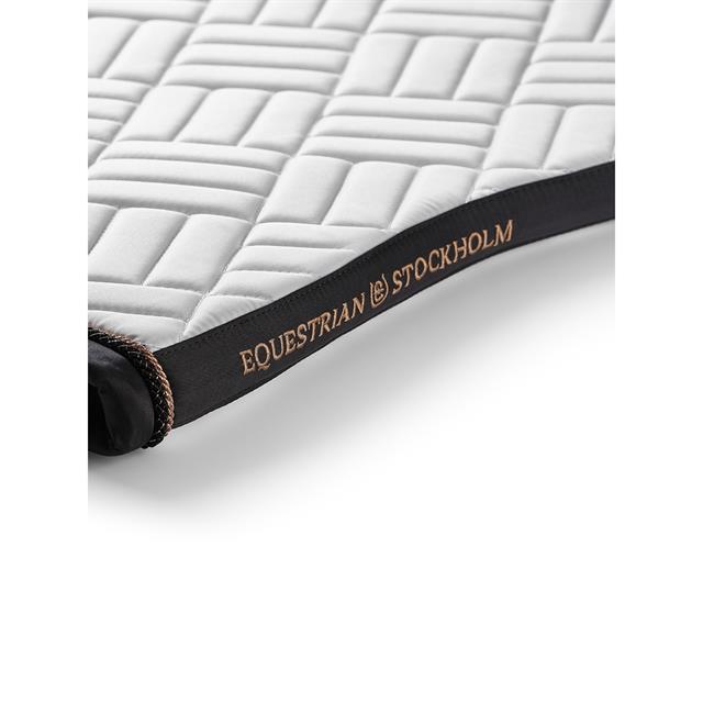 Zadeldek Equestrian Stockholm Modern White Dark Ocean Springen Wit-donkergrijs