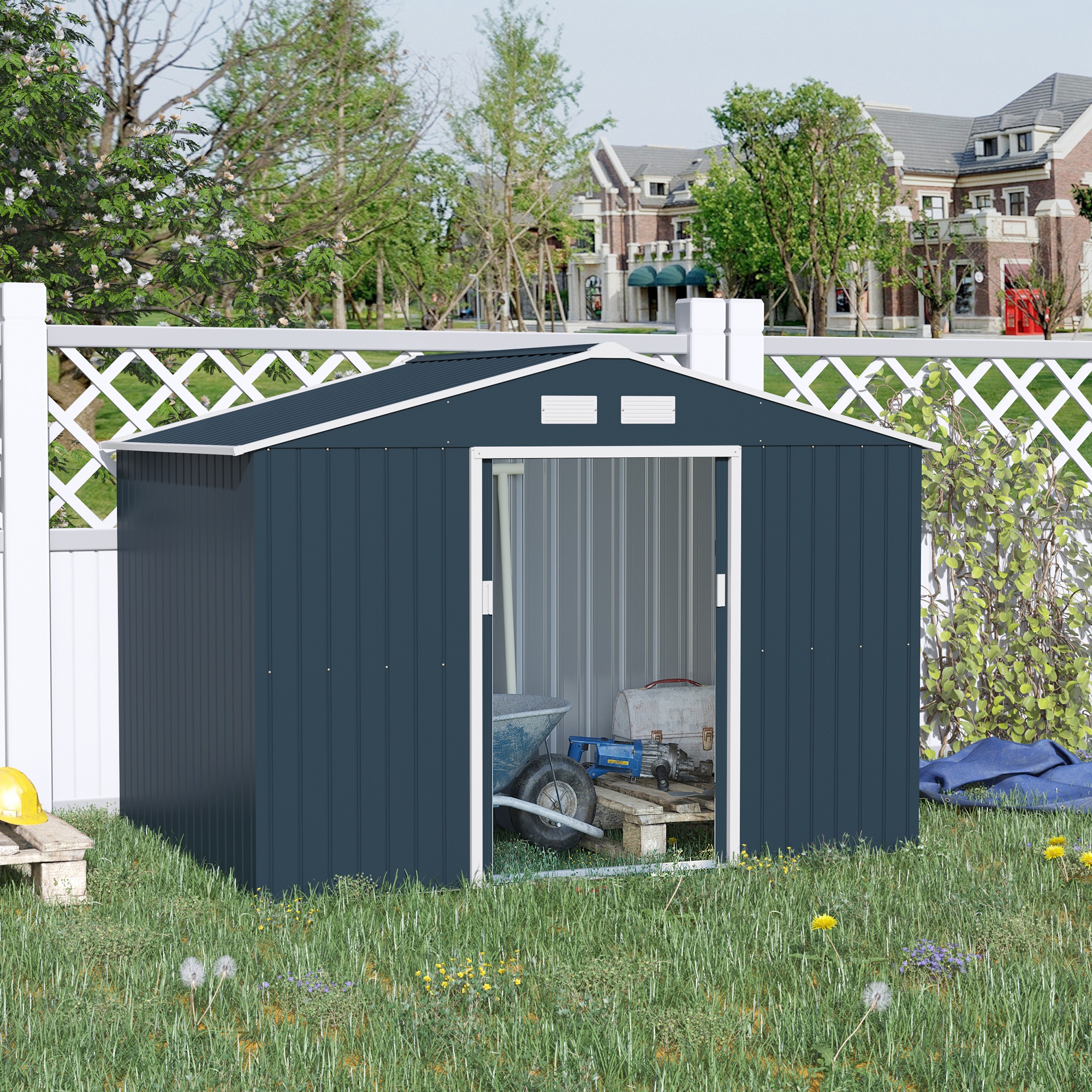Casinha de jardim externa Outsunny